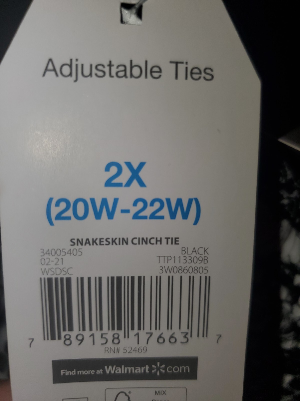 Womens Swimsuit Bottoms Black White Snakeskin Pattern 2X Plus Size Cinch Tie NWT