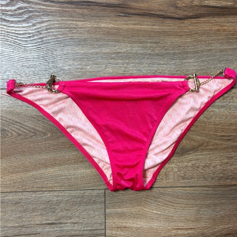 Victoria’s Secret Very Sexy collection Y2K bikini bottoms w/ gold chain