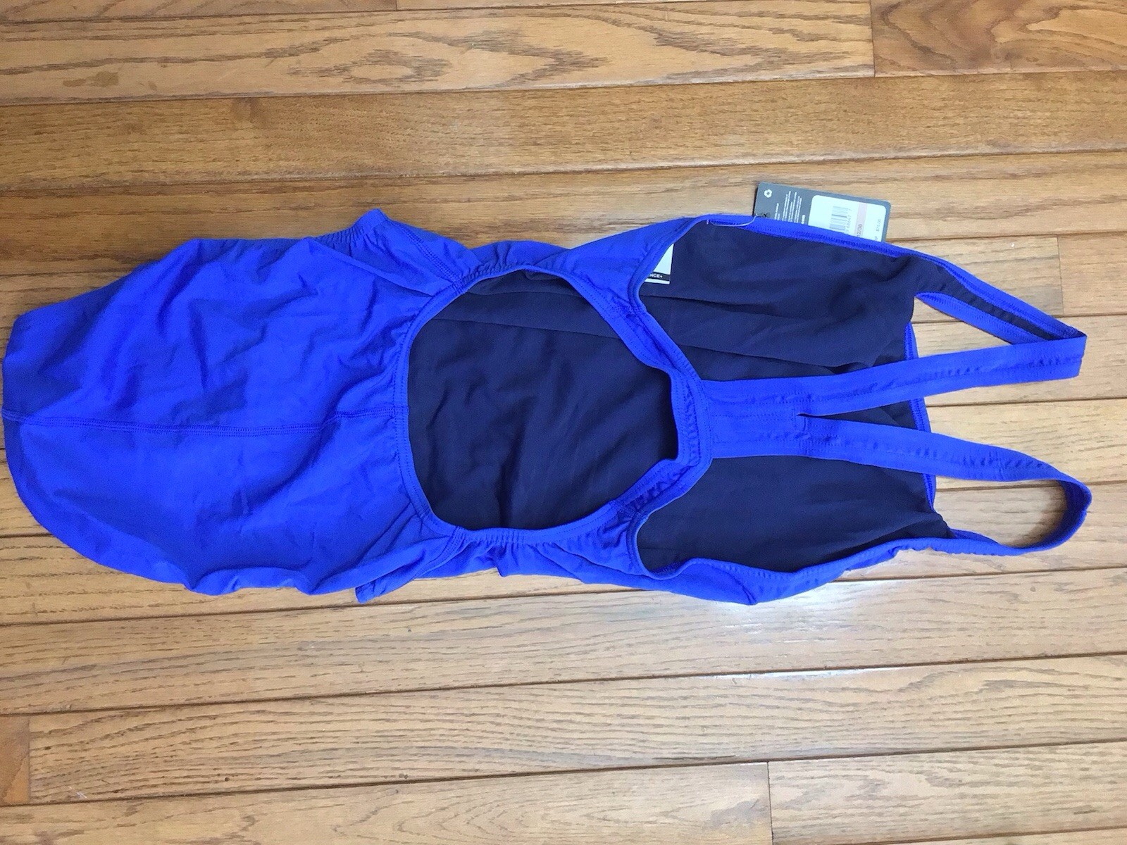 New Speedo Swimsuit 1 Pc Endurance Supro A Size 12/38 Royal Blue Racer (T1-10)