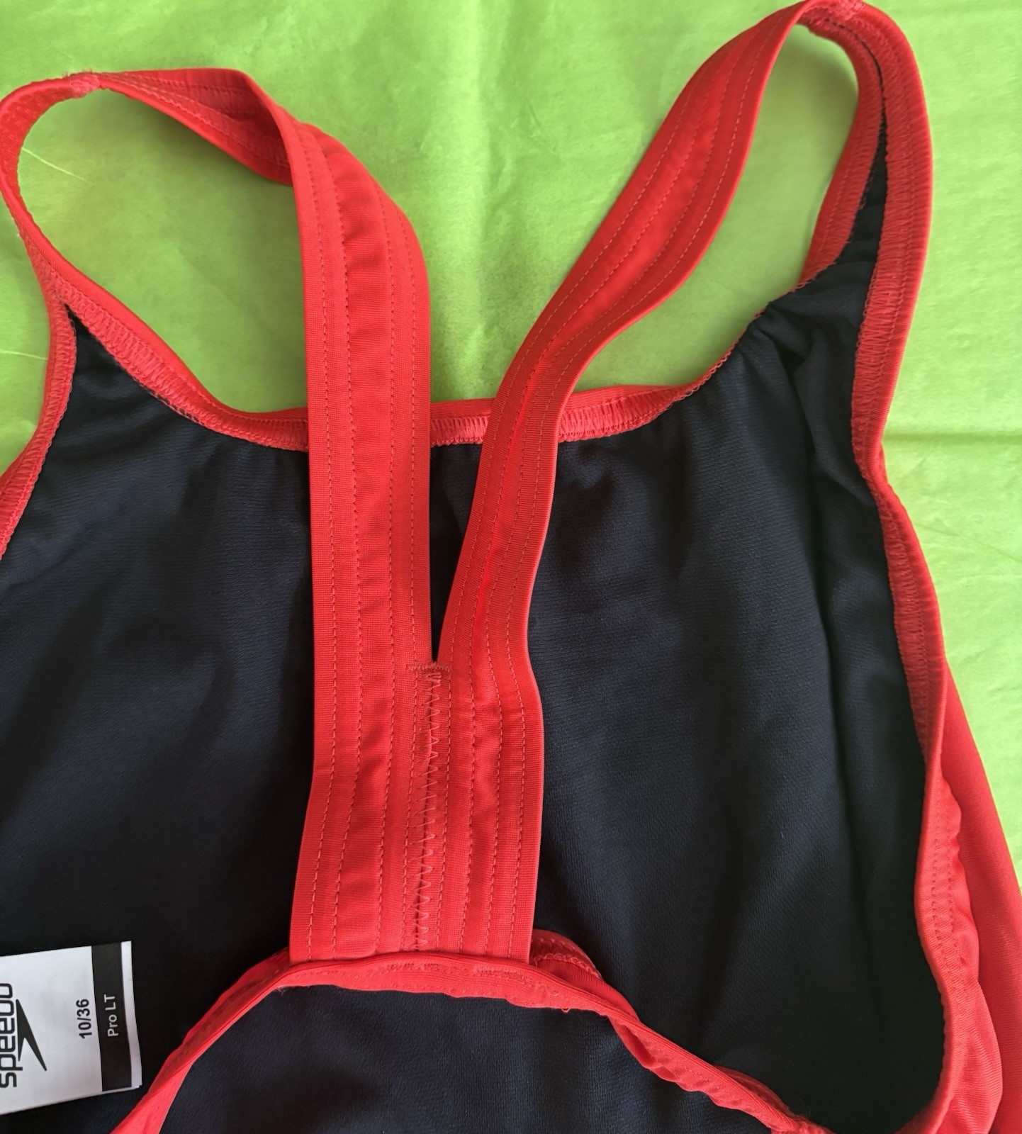 Speedo Pro LT Swimsuit Team Red One Piece Training Swimwear Size 10/36 NWT