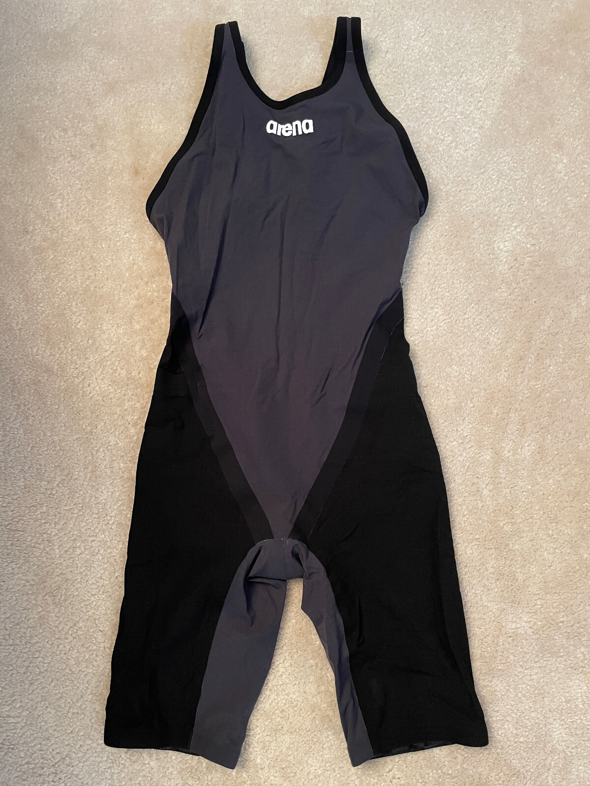 Arena Women’s Powerskin CarbonFlex Kneeskin Techsuit Black Size26 Open Back Good