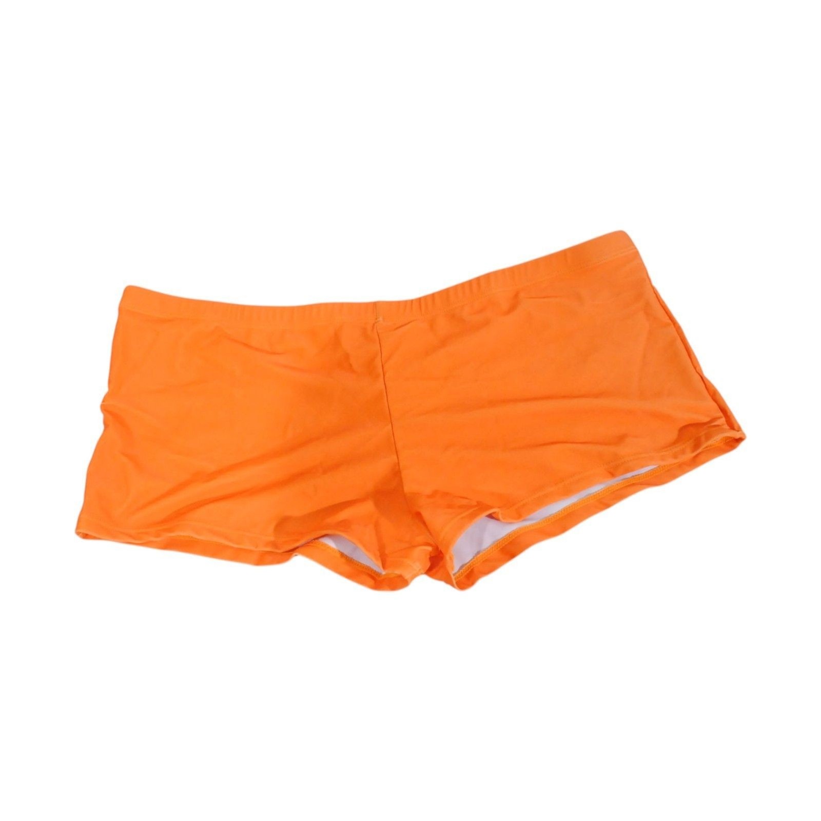 Plus Size 5XL Gradient Orange Yellow Swim dress Shorts Set Bunched Bust Padd