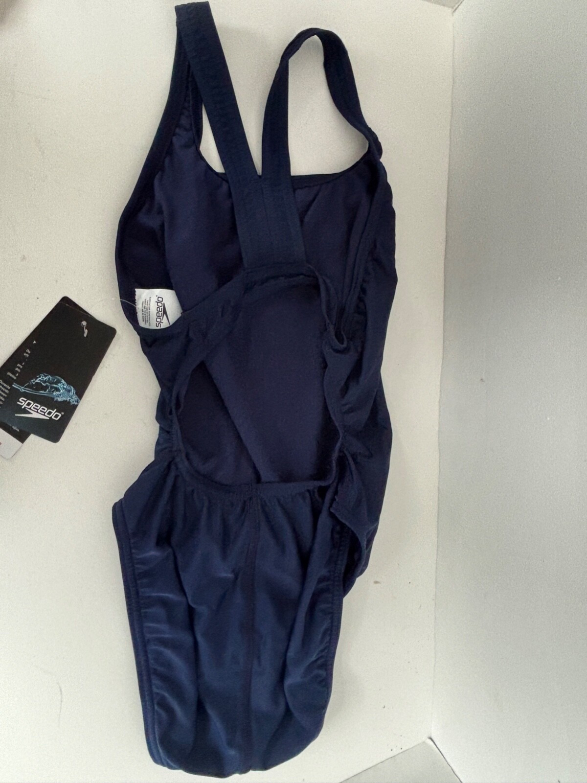 NWT Speedo Swimsuit PRO LT Womens 30 (4) Navy Blue SEE SIZING