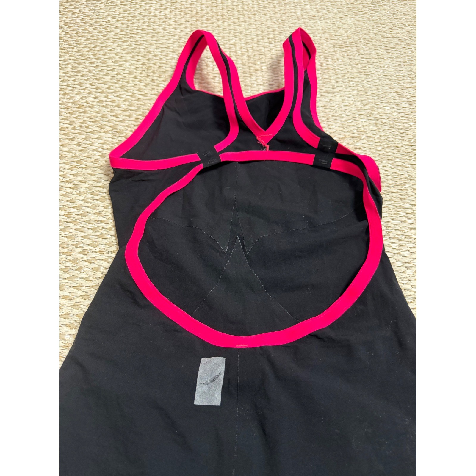 Arena Powerskin Carbon Technical Racing Swimsuit Kneeskin Black Pink Womens 28