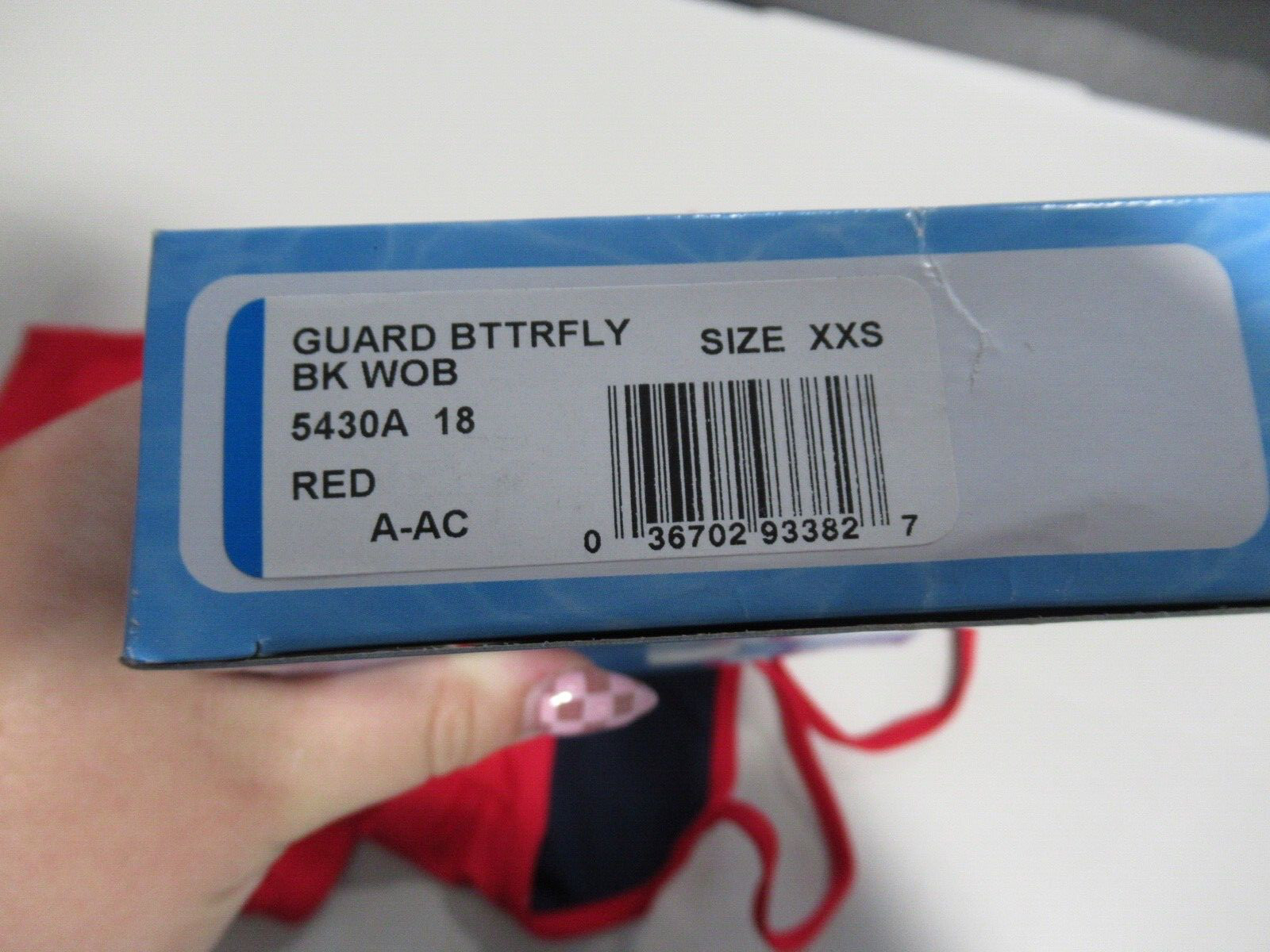 TYR The Finals Guard Bttrfly Size XXS Red *NWT*