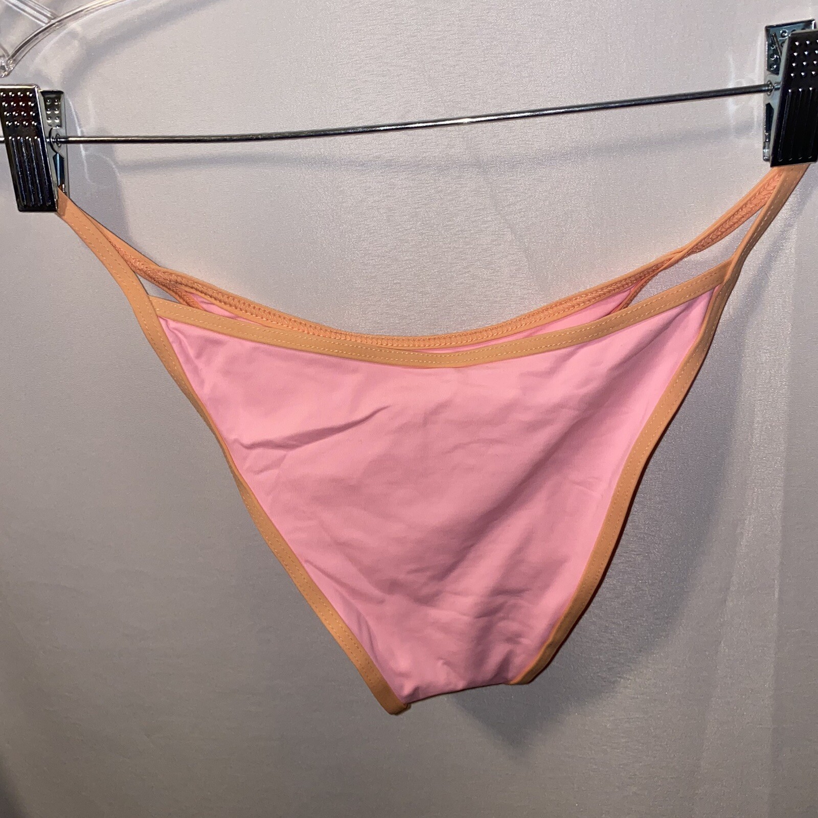 L Space Tommy Bitsy Bikini Bottom CPT-CrystalPink/Tangy M $86