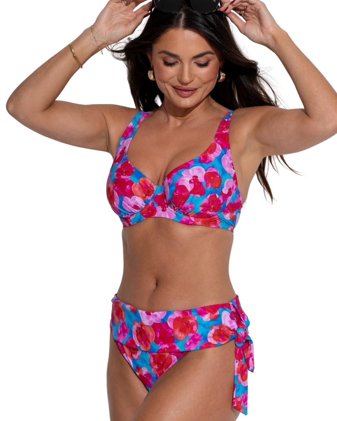 Pour Moi Marrakesh Bikini Top Non Padded Underwired Womens Swimwear 29610