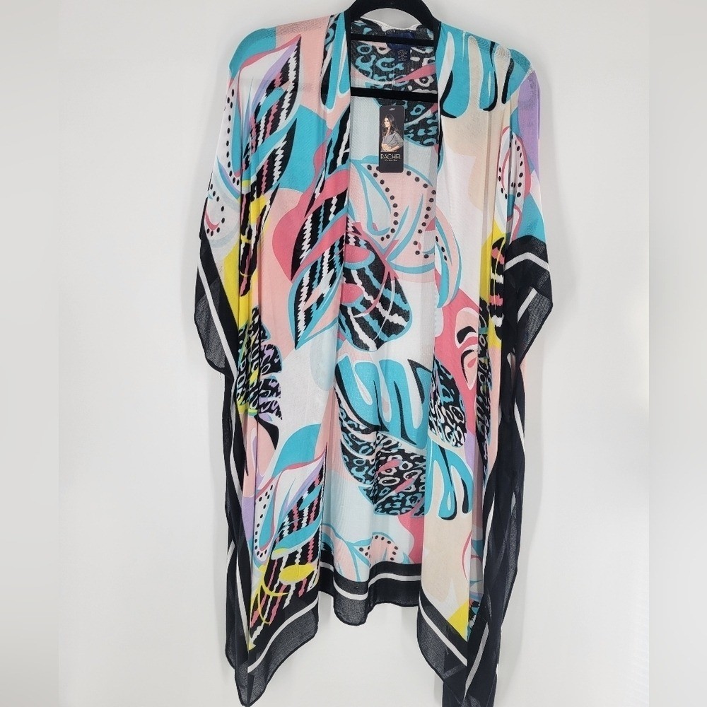Rachel Roy Women’s Floral Kimono Beach Cover-up One Size New