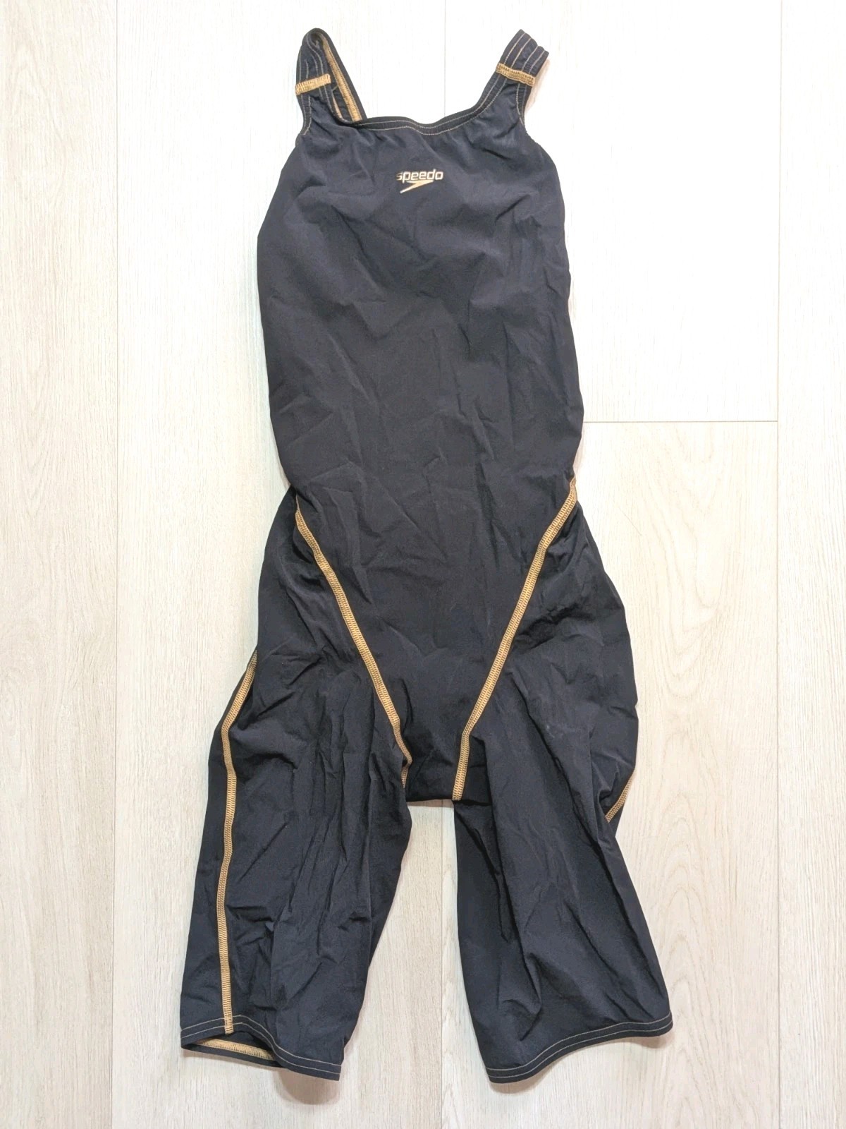 Speedo LZR Racer Pro Tech Suit Women’s Size 25 Black – Open Back – FINA Approved