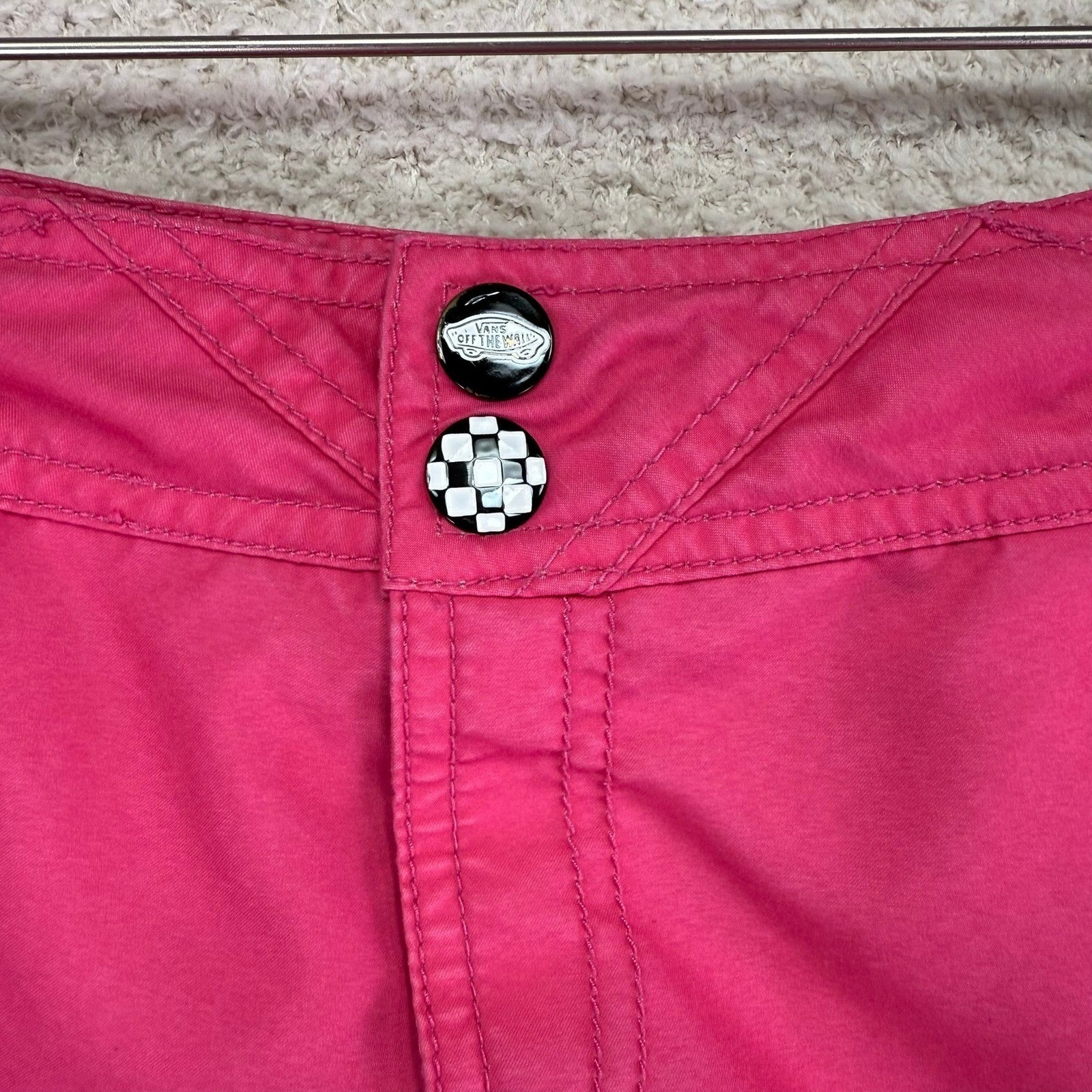 Vans Board Shorts Reversible Floral Pink Swim Surf Size 11