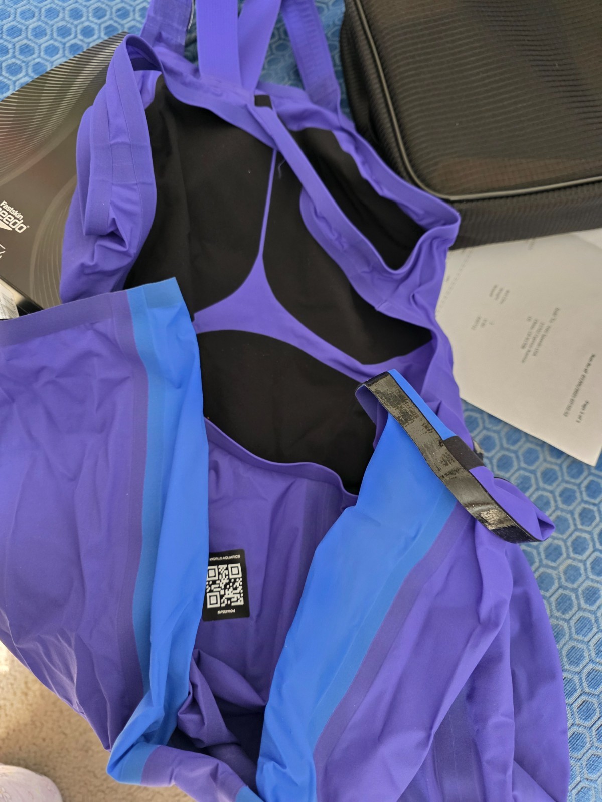NEW SPEEDO Fastskin LZR Pure Valor 2.0 OPENBACK Female Tech Suit Size 25 PURPLE
