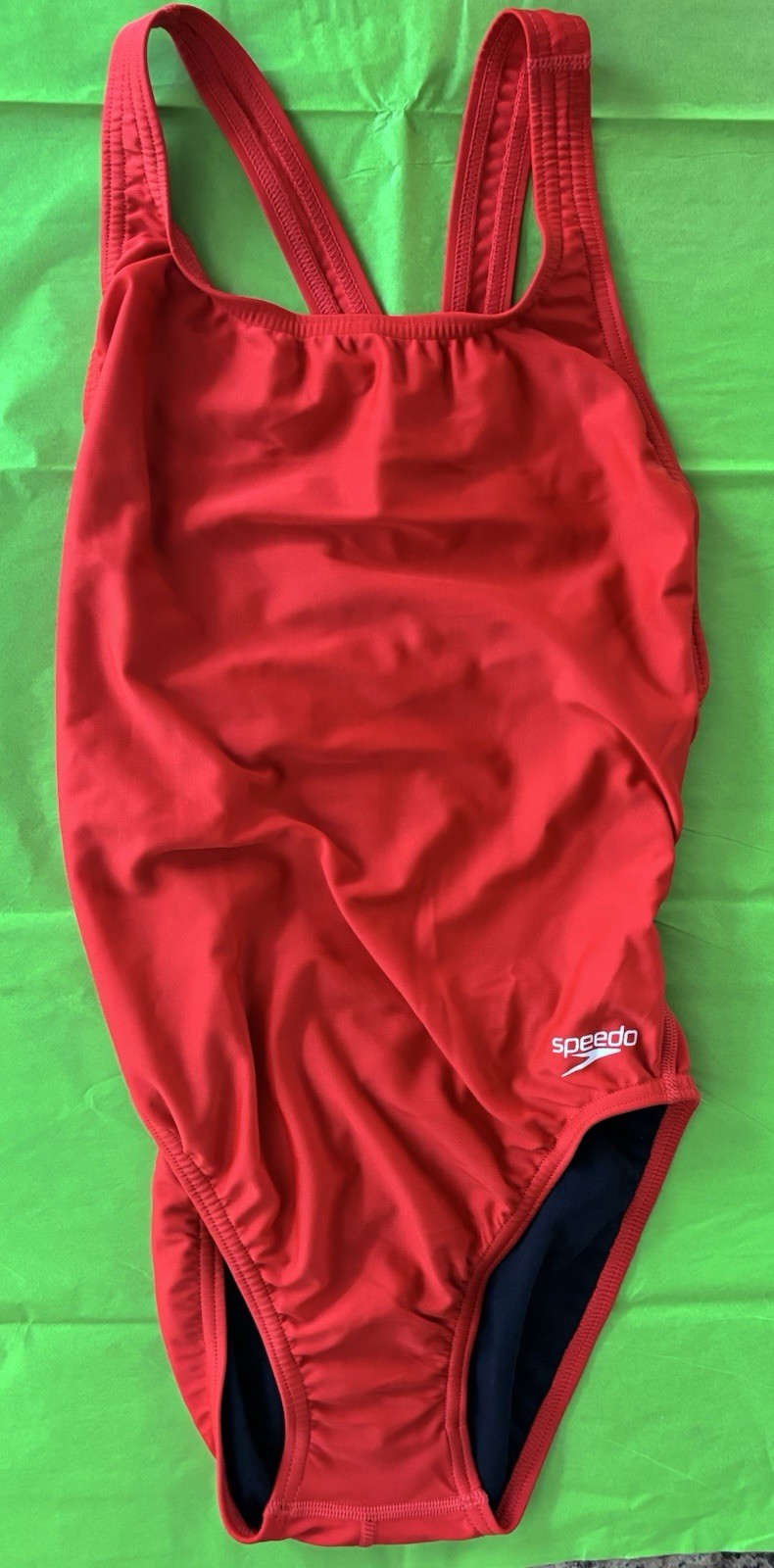 Speedo Pro LT Swimsuit Team Red One Piece Training Swimwear Size 10/36 NWT