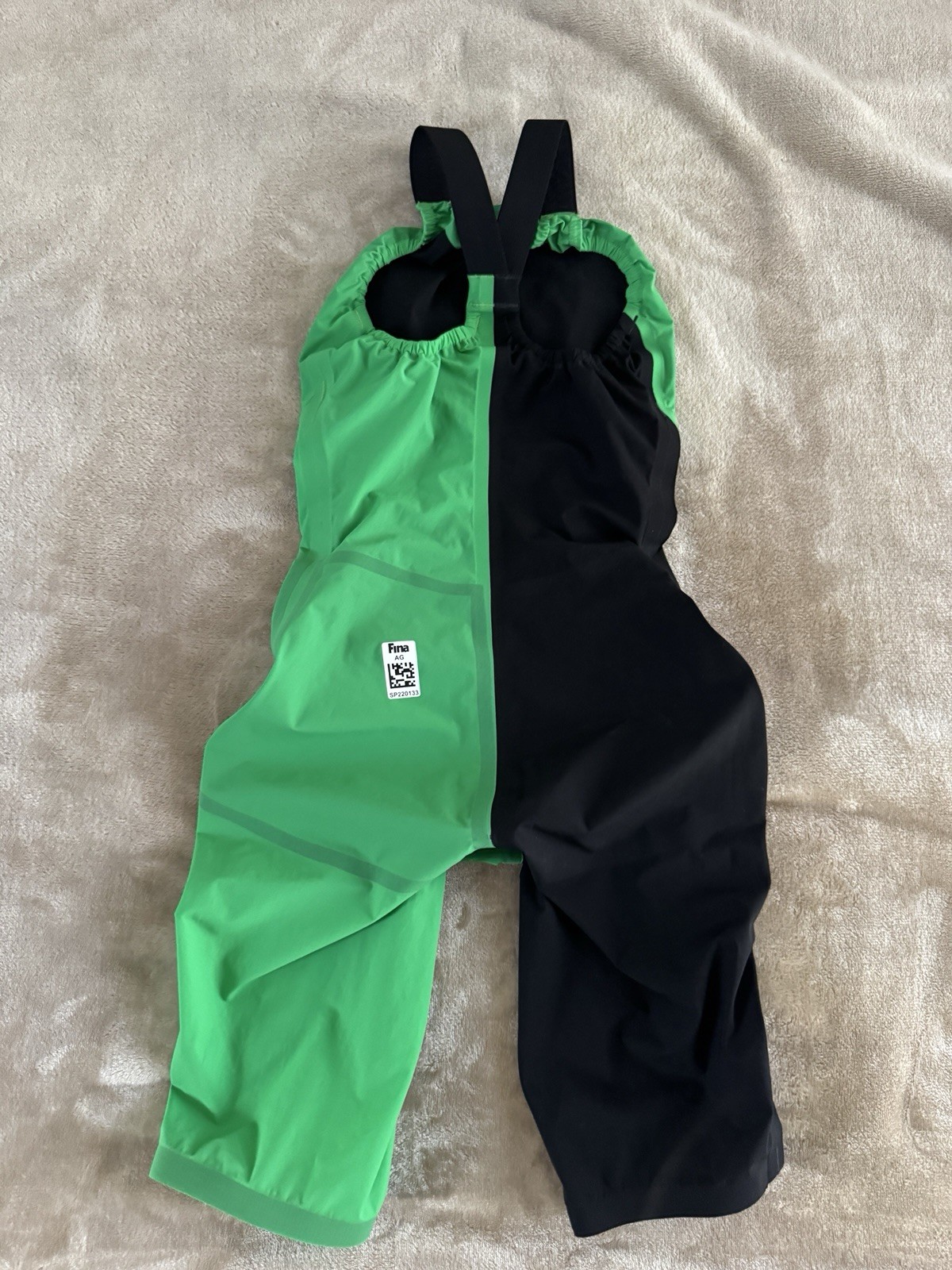 Speedo Fastskin Tech Suit 25 FINA Racing Kneeskin Pro Swim Green Black