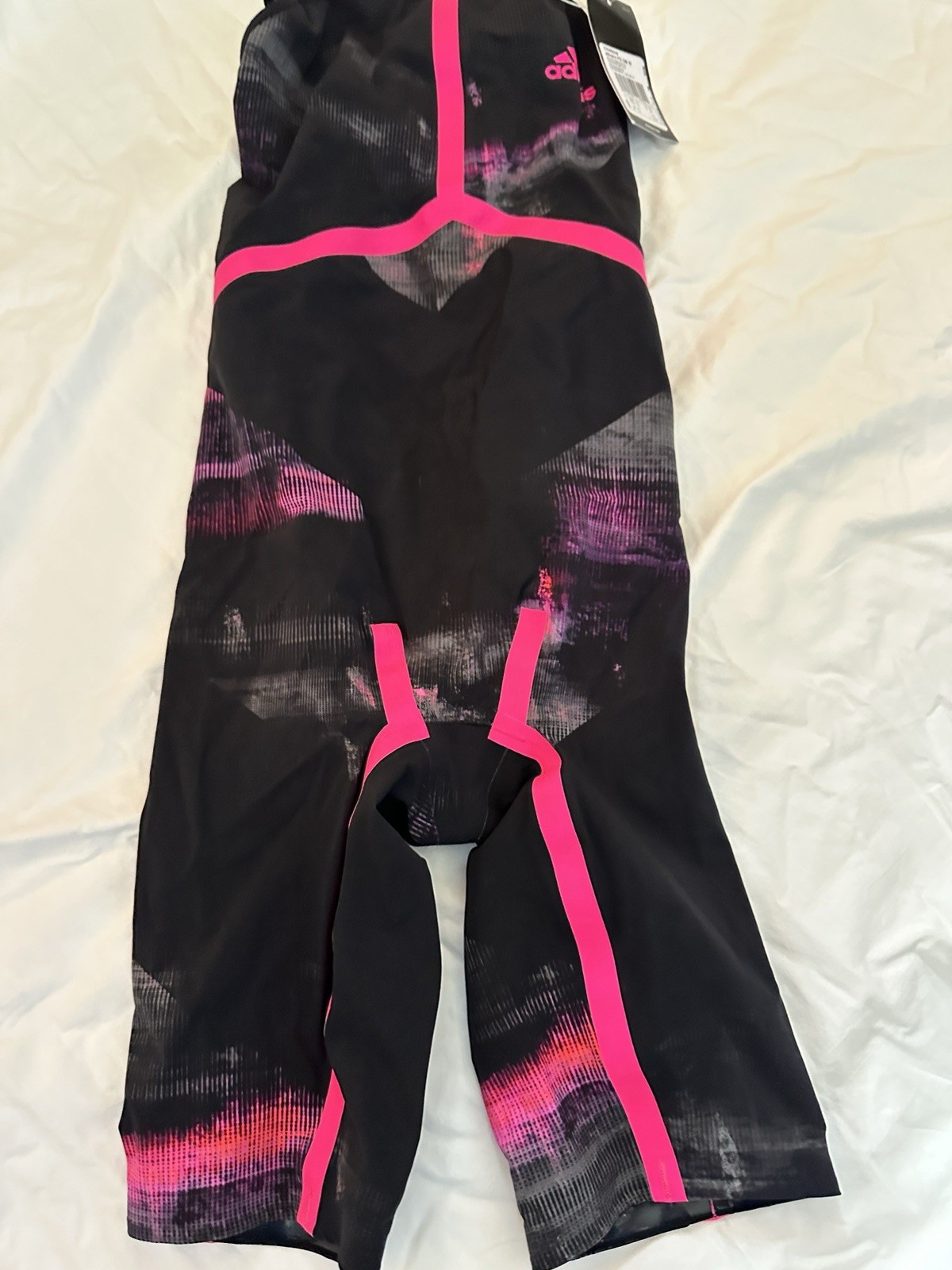 Women’s Adidas Adizero XVIII Freestyle Closed Back FINA Swimsuit SZ 20in REPAIR