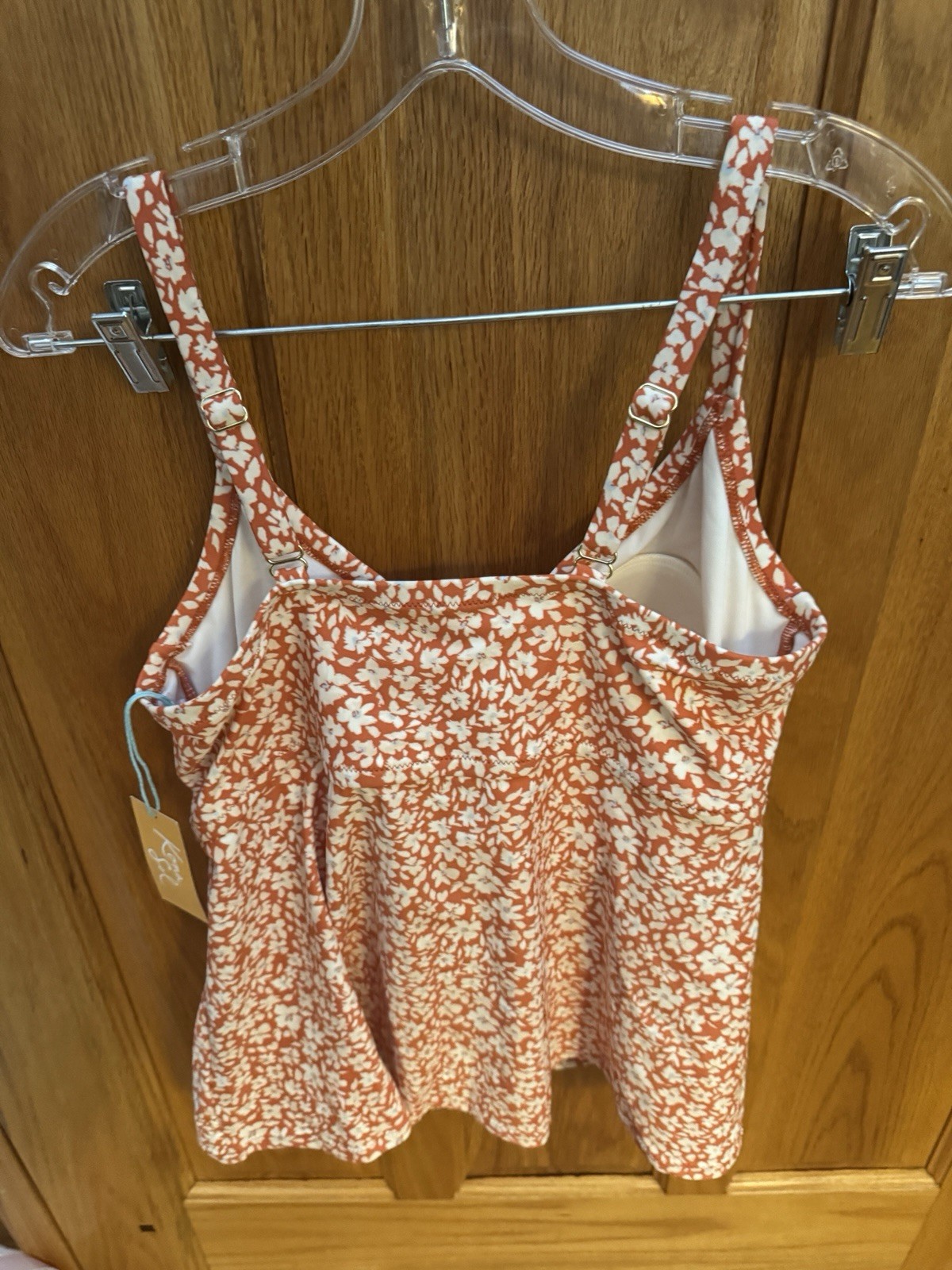 Kona Sol Floral Size 20W Bathing Suit Top