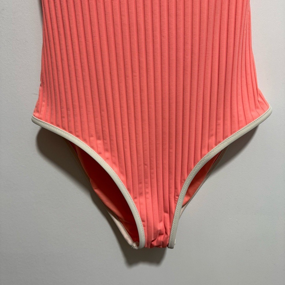 Aerie Real Good Wide Rib Underwire Full Coverage One Piece Swimsuit Medium Beach
