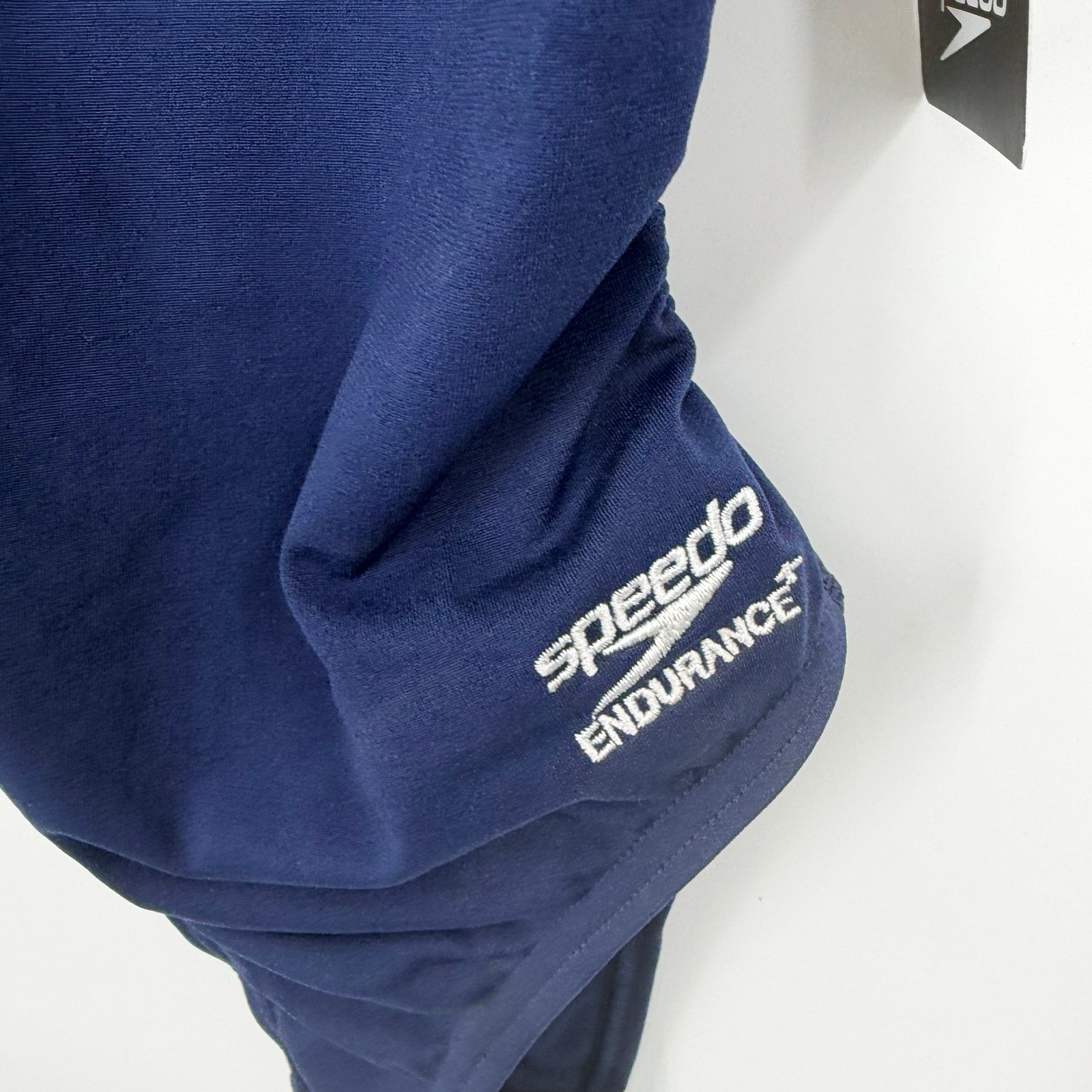 Speedo One Piece Swimsuit Women Size 22 Navy Endurance+ Training Swimwear