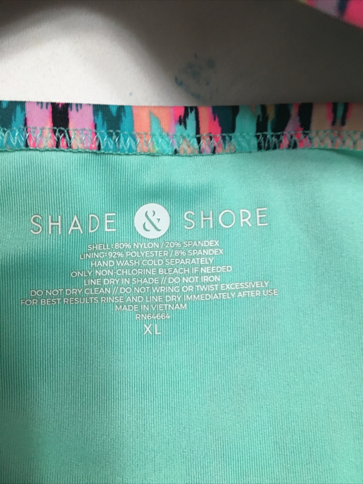 NWOT SHADE&SHORE WOMENS SWIMSUIT ( 2PC) SIZE XLARGE
