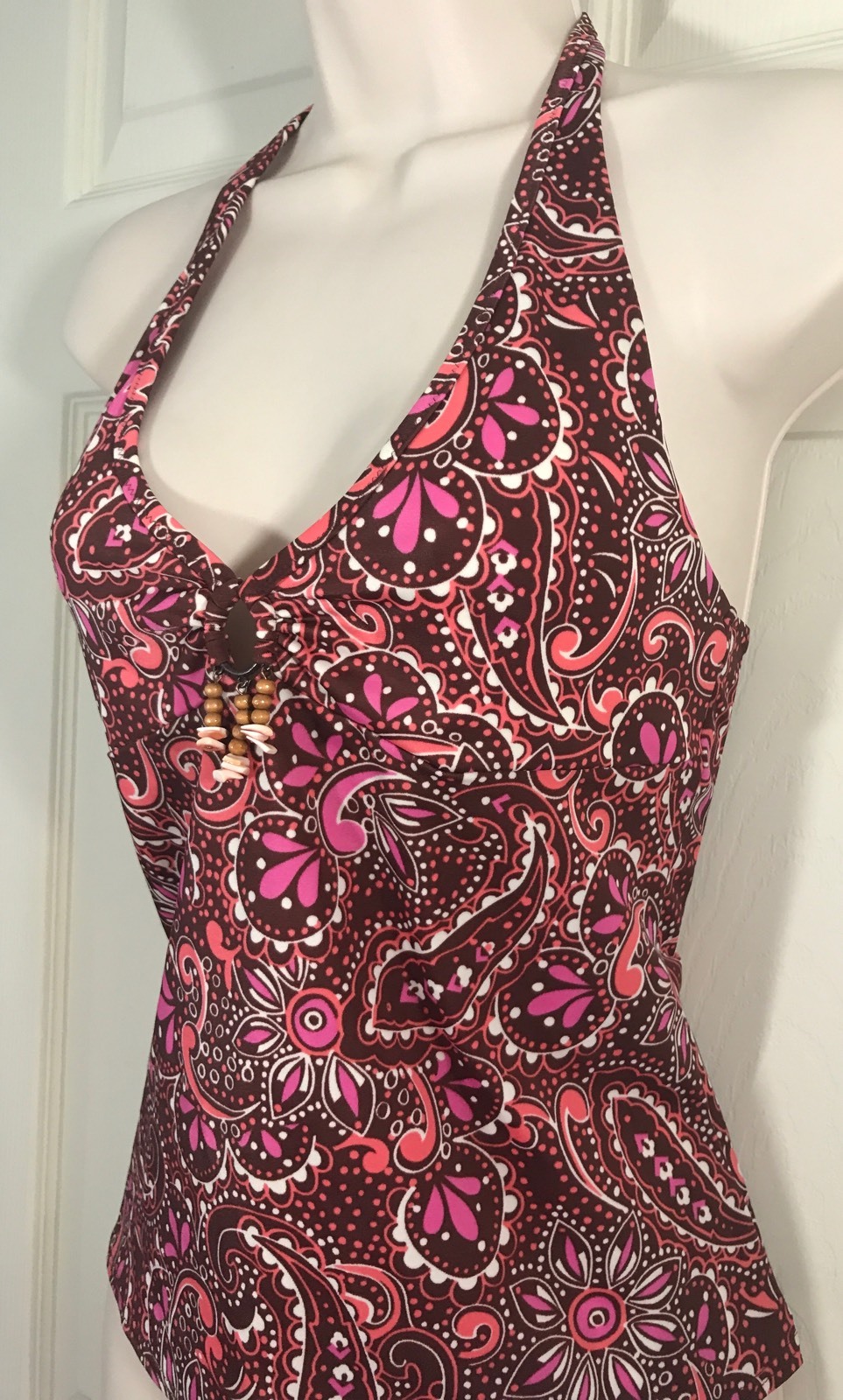 EUC Victoria’s Secret Paisley Print Size Medium Tankini Halter Top