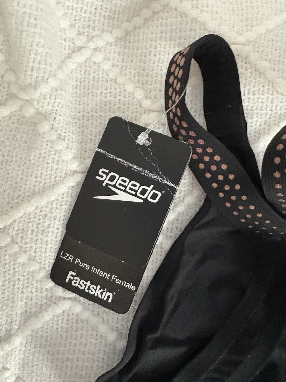 Speedo LZR Pure Intent Size 23 Open Back NEW