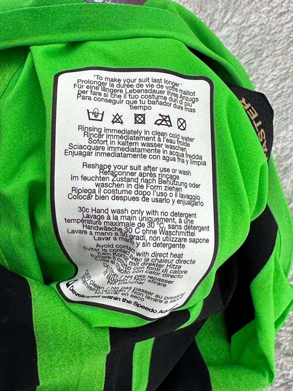 NWOT – Speedo Women’s Lzr Racer X Open Back Kneeskin Swimsuit Bright Green Sz 21