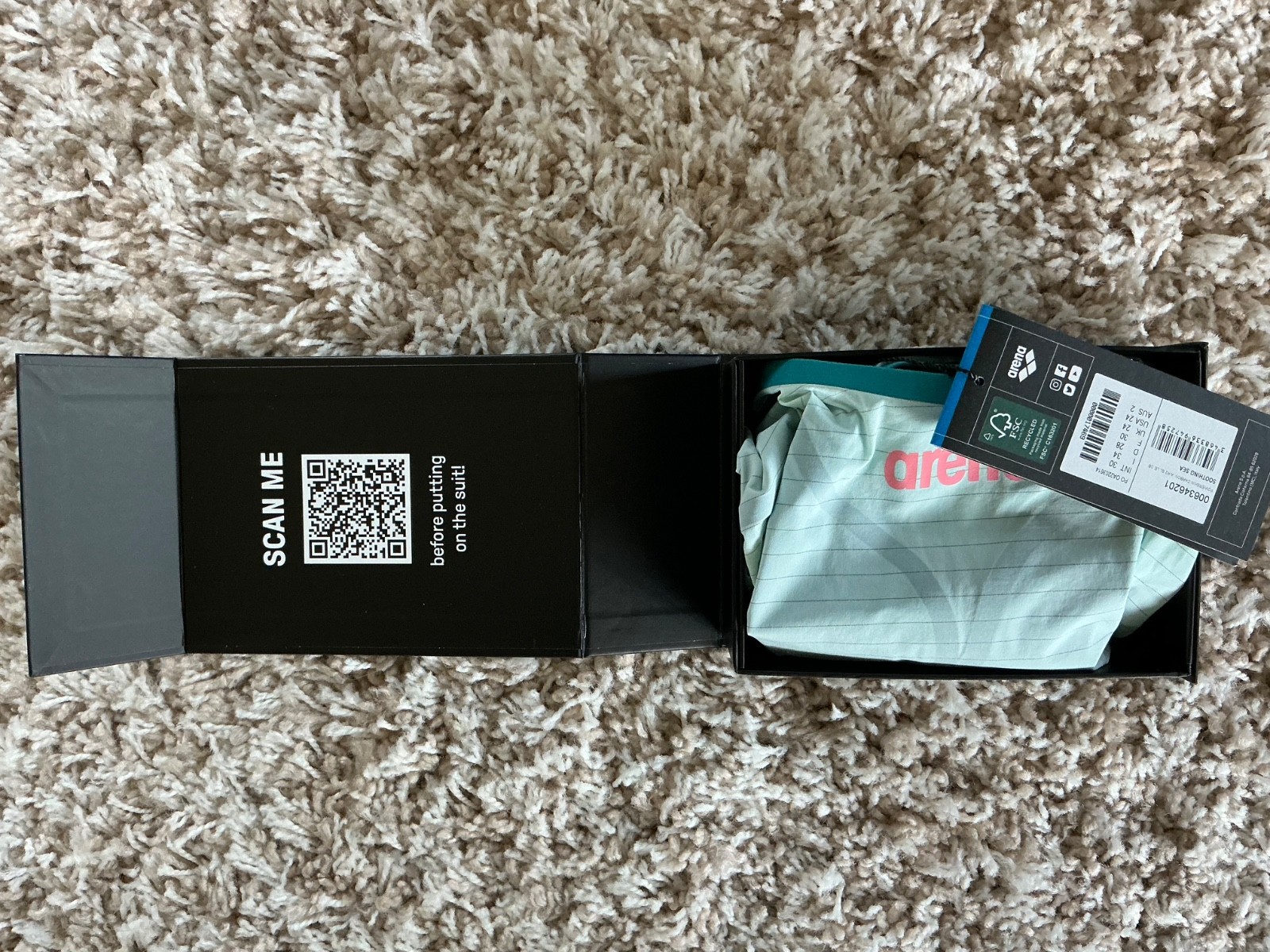 NEW Arena Women’s open back Powerskin Carbon Air2 Racing Suit Size 24 NWT