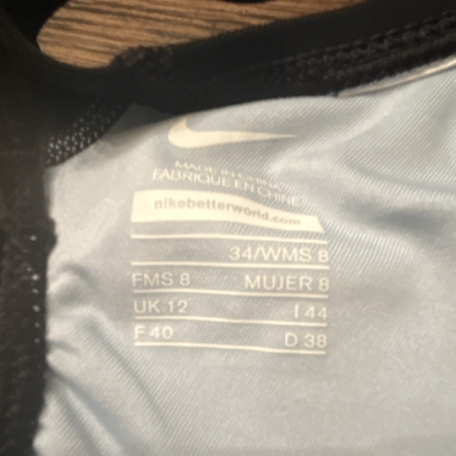 Nike Competitive One Piece Swimwear Women’s Black Size 34/WMS 8 UK 12 F40 D38