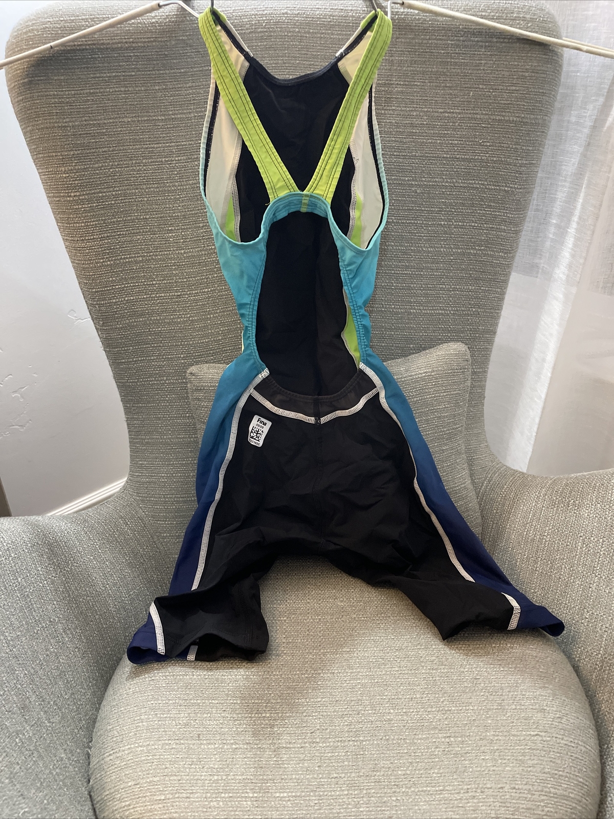 Arena Japan FAR-0532WJ R140 Kneeskin, Black/Blue/Green