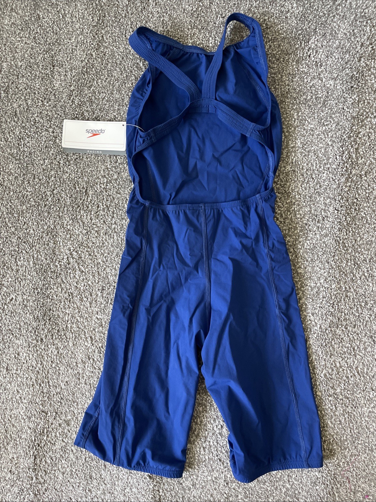 Speedo Women’s Size 28 Kneeskin Open Back Fastskin FS-PRO Blue (NWT)*