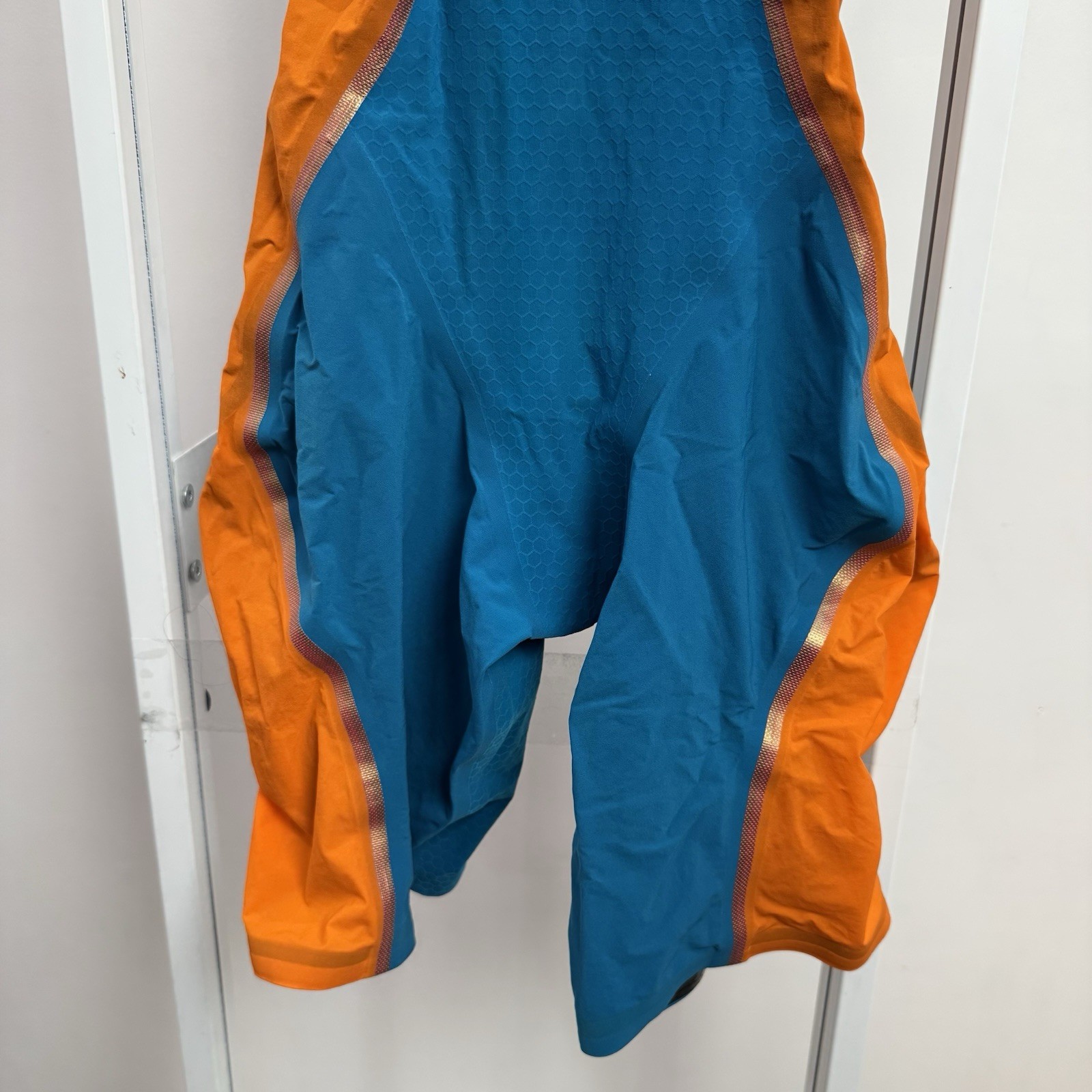 Speedo Fastskin LZR Pure Intent Blue / Orange Open Back Kneeskin Women’s Size 25