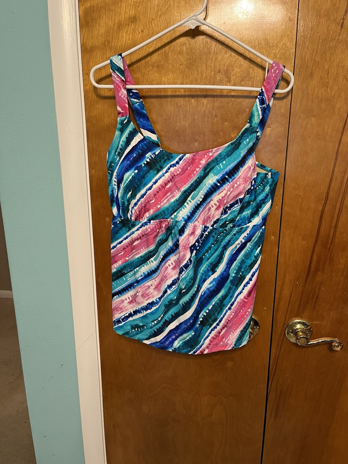 Kim Gravel X Swimsuits For All, two piece size 16