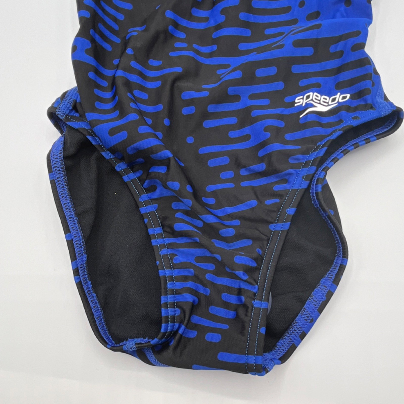NEW Speedo Pro LT Women’s Competitive Swim One Piece Swimsuit Blue Black Size 24