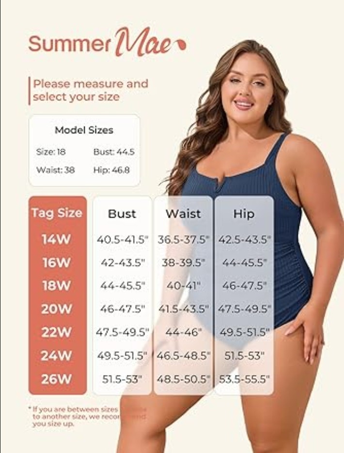 Plus Size Swimsuit Women One Piece Button up Tummy Control Bathing Suit Retro