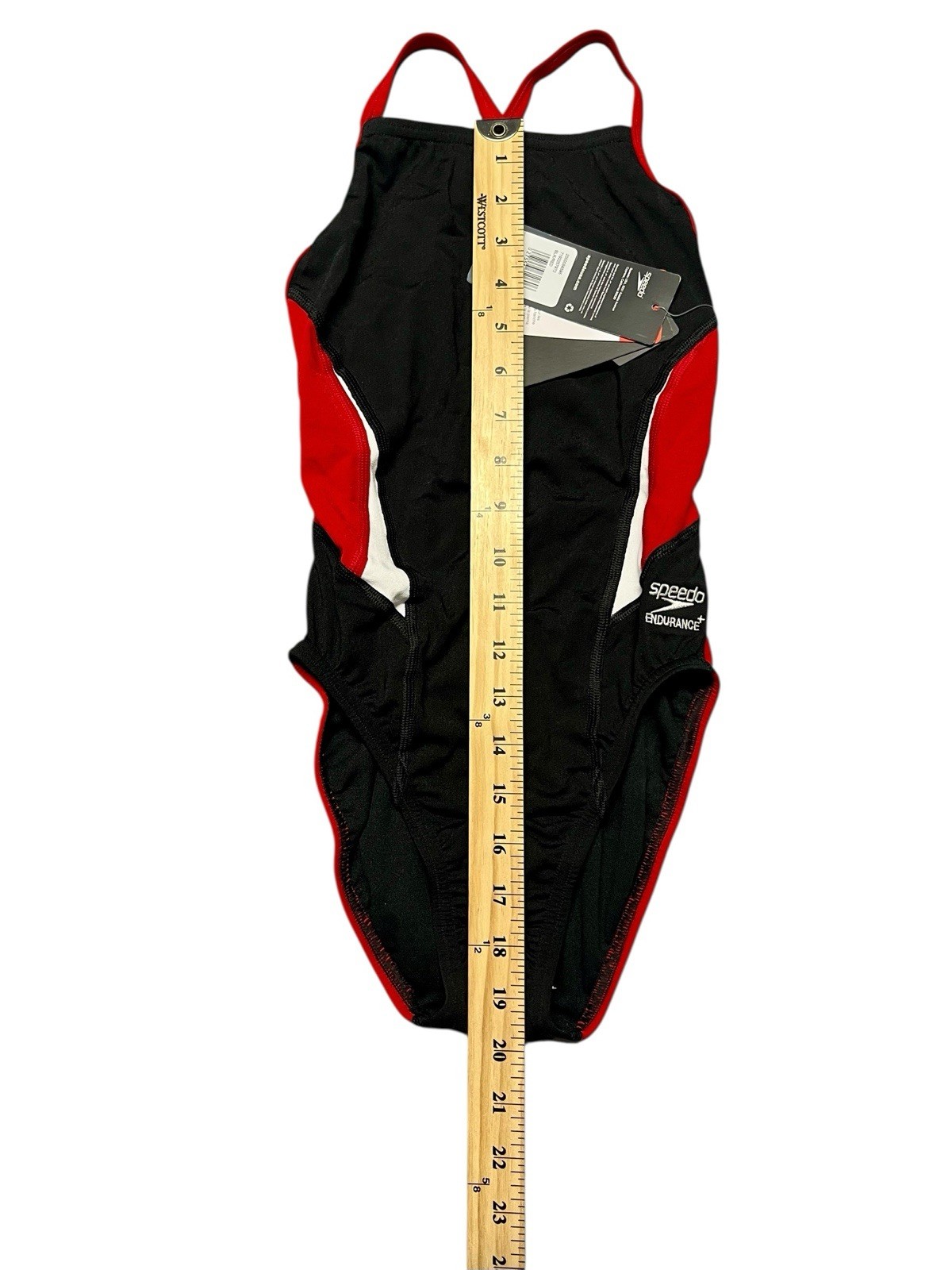 New With Tags Speedo Endurance+ Competition Racing Suit Womens 26 Crossback