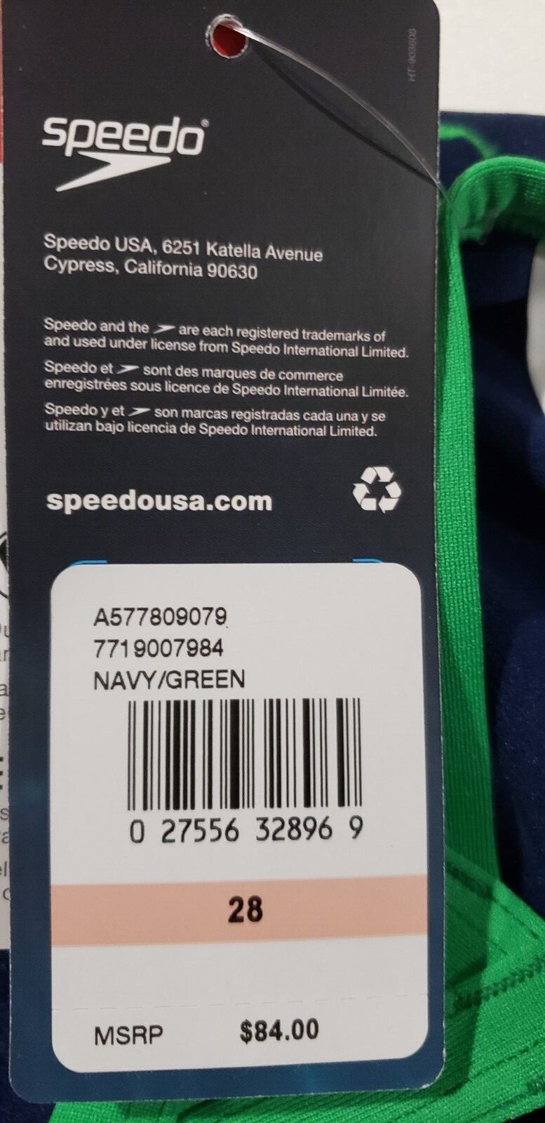 Speedo Endurance+ Flyback One Piece Competition Swimsuit Wrack It Up Size 28