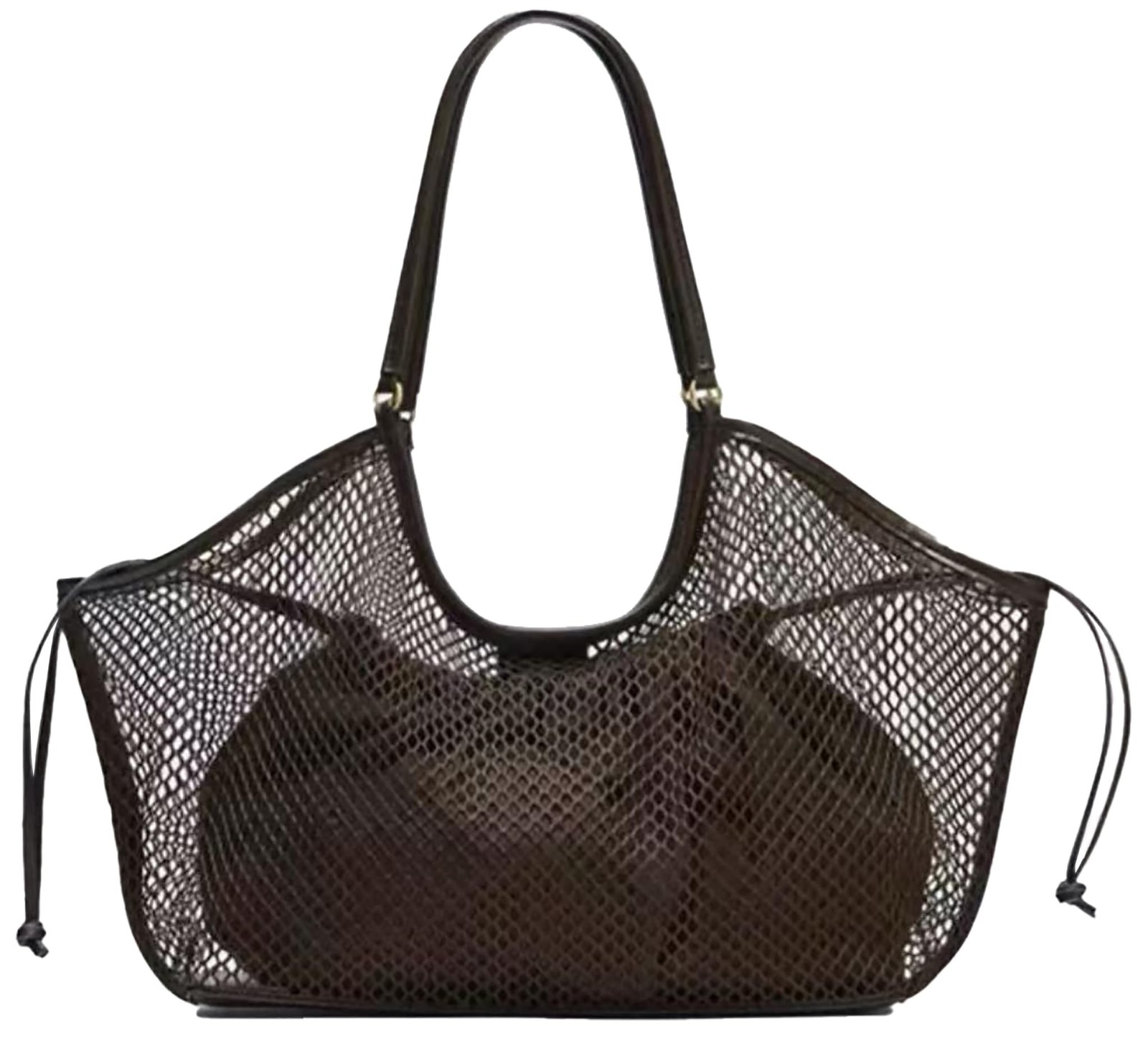 Large Mesh Hobo for Women Summer Beach Bag with Inner Bag Large Tote Elegant …