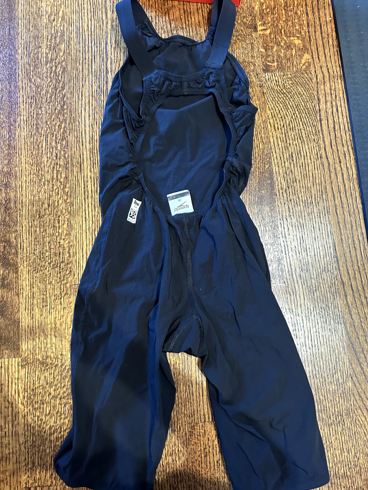 NEW Speedo LZR Racer Pro Recordbreaker Kneeskin – Black, Open Back, Size 25