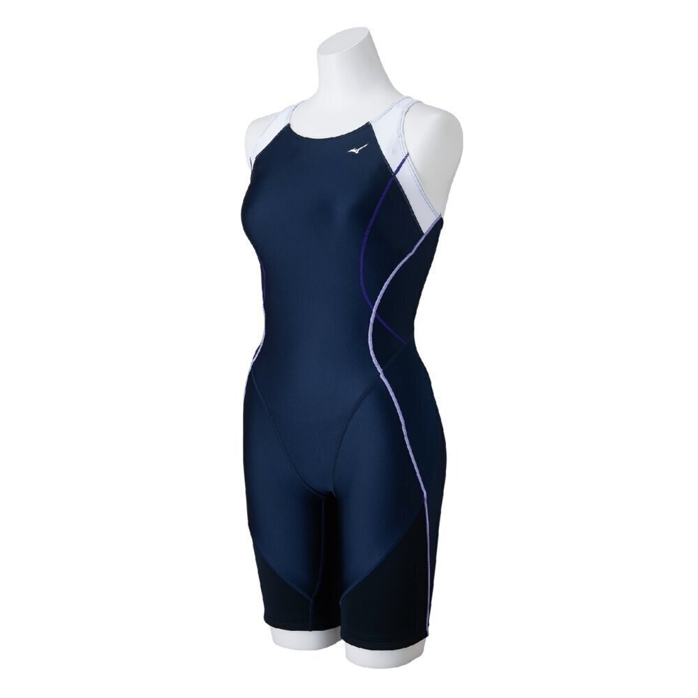 Mizuno Women’s EZ SWIM Swim Fitness All-in-One Suit N2JGC32680 Navy/White 2025SS
