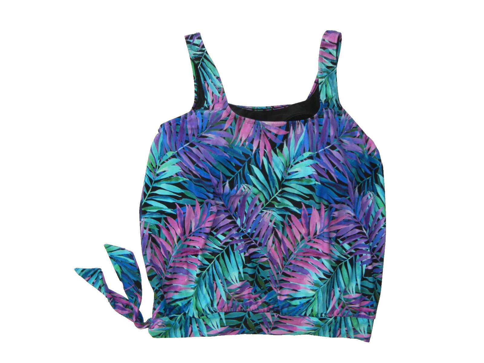 SWIMSUITS FOR ALL Purple/Pink TANKTINI SWIM TOP Pool Beach Summer Shirt Women 22
