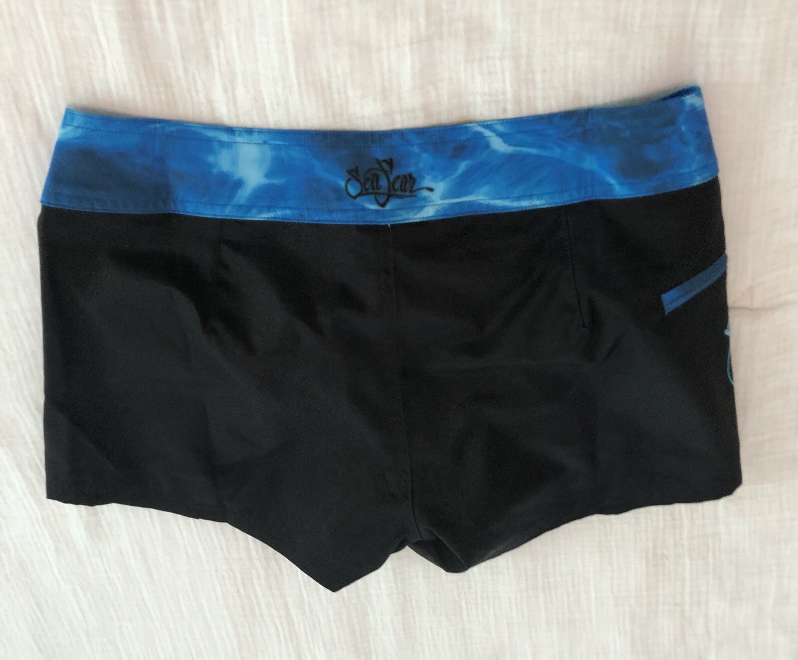Sea Fear Ladies Women’s Board Shorts Swimwear Swimsuit Blue Swimming Nautical