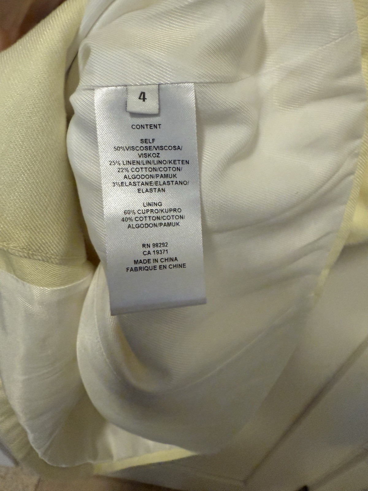 EEUC Tibi Linen Viscose Sleeveless Jacket Dress with Removable Tie US4 $825