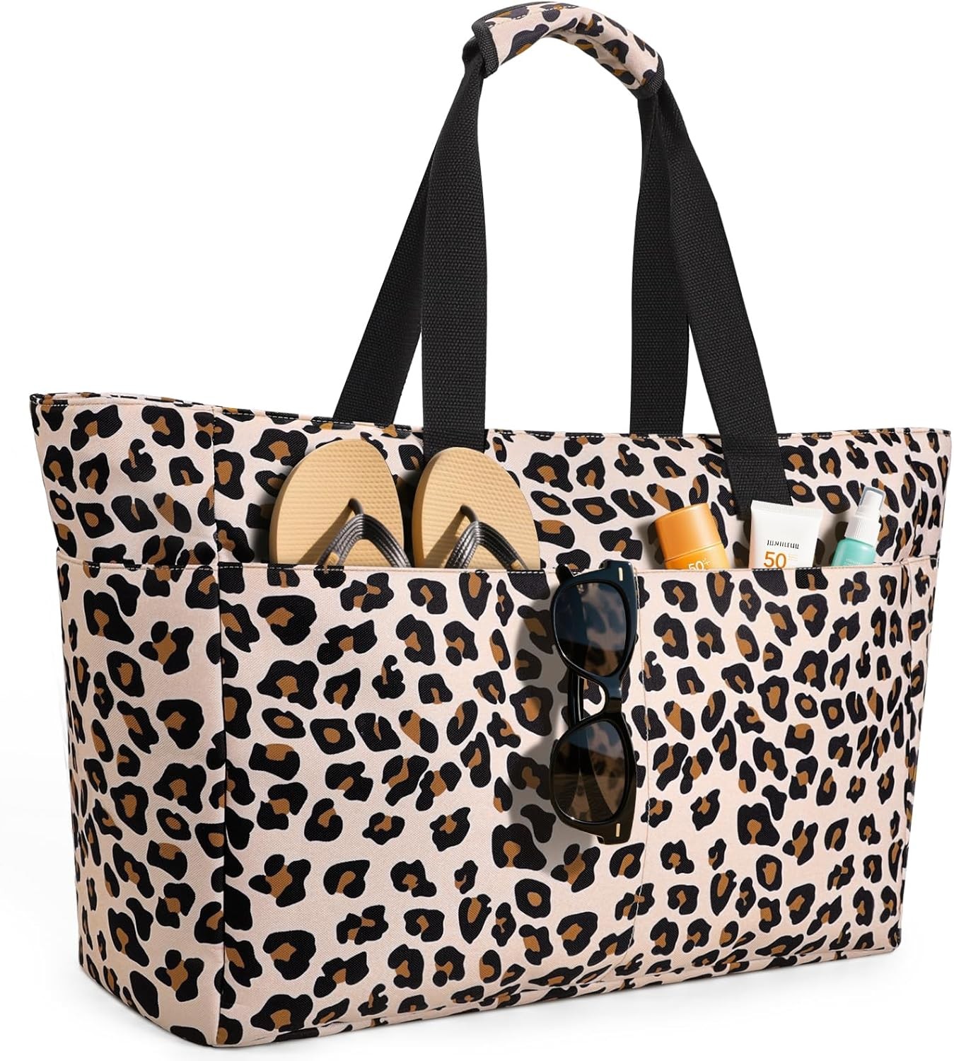 ISEYOU Extra Large Beach Bag Waterproof Beach Totes Bags for Women, Lightweight