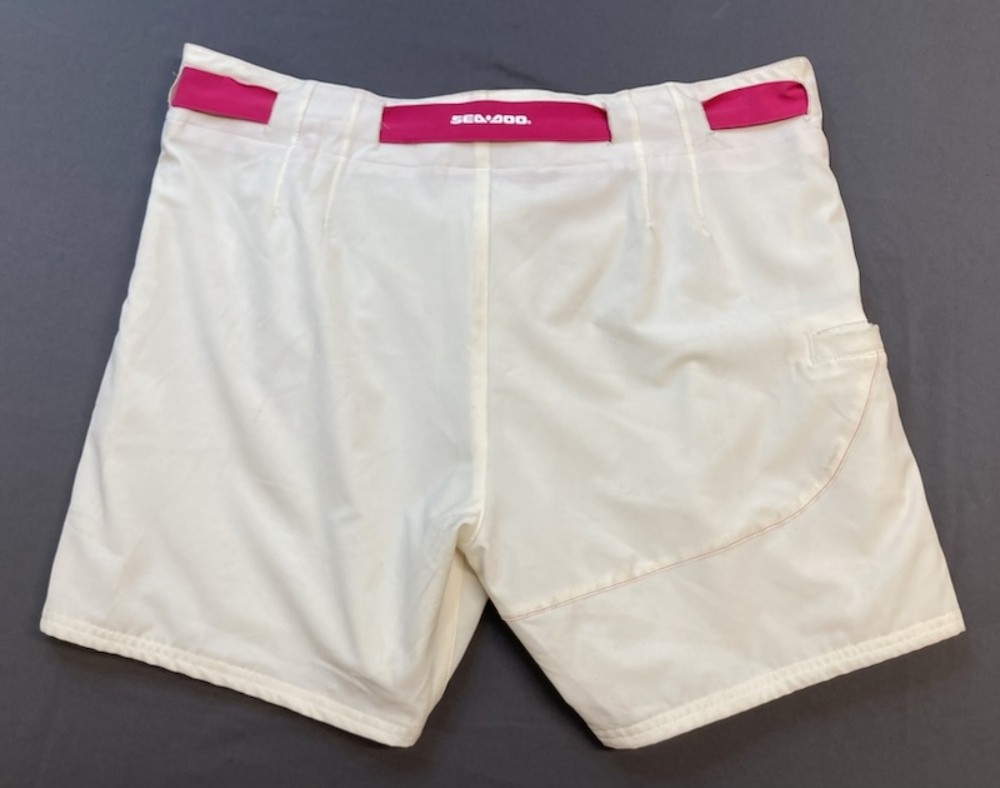 BRP 2863562801 SEA-DOO Ladies Pulse Boardshorts WHITE Size 8 New Genuine