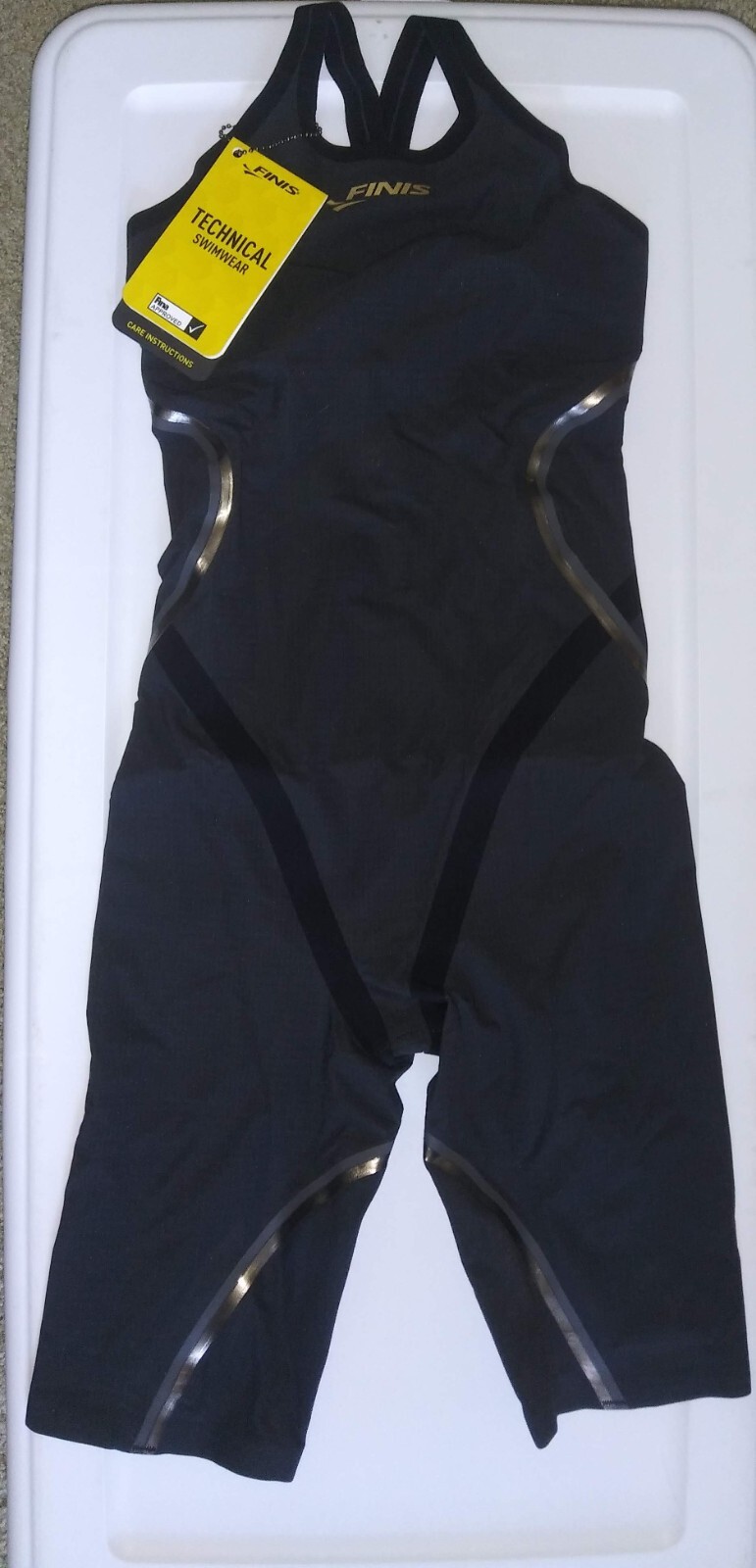 Tech suit women. Finis Rival 2.0 open back brand new tech suit. Black, size 22