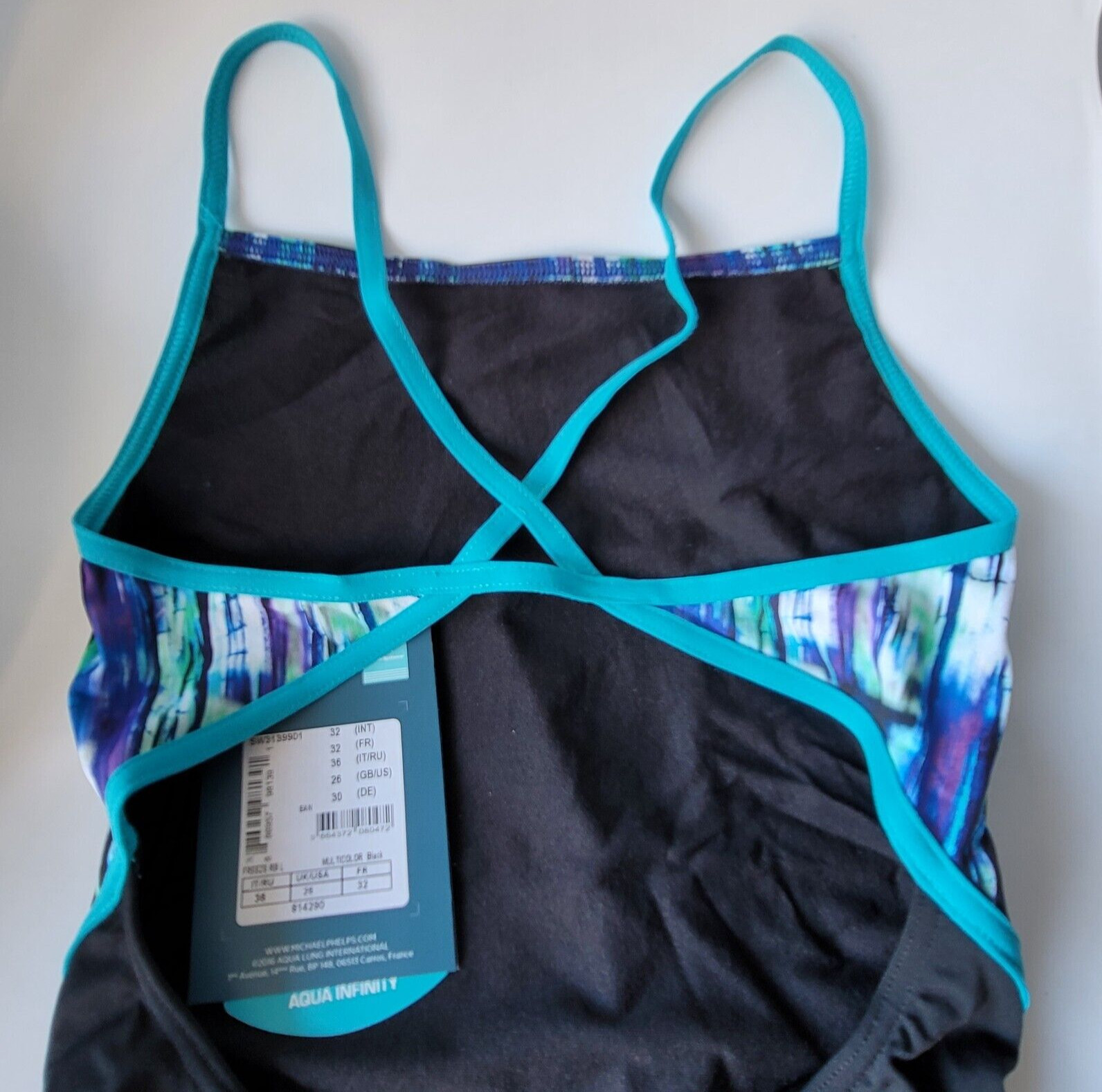 Michael Phelps Training Racing Swim Suit with Aqua Infinity Tech! Women Size 26