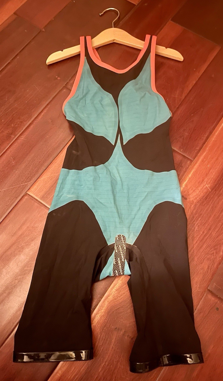 Arena Women’s Competitive Kneesuit Swimsuit US Size 22 Black/Salmon Nylon