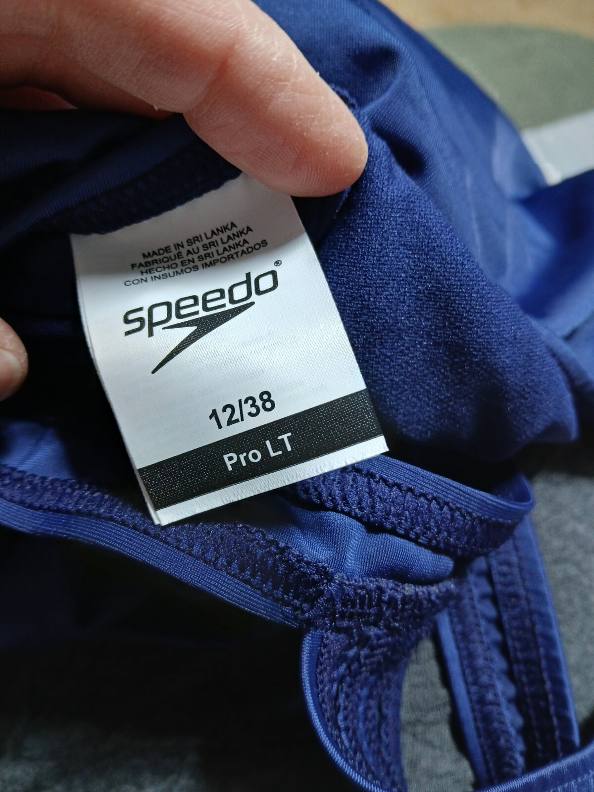 Speedo Women’s Pro LT Super Swimsuit Nautical Navy Size 12 (38) Competition