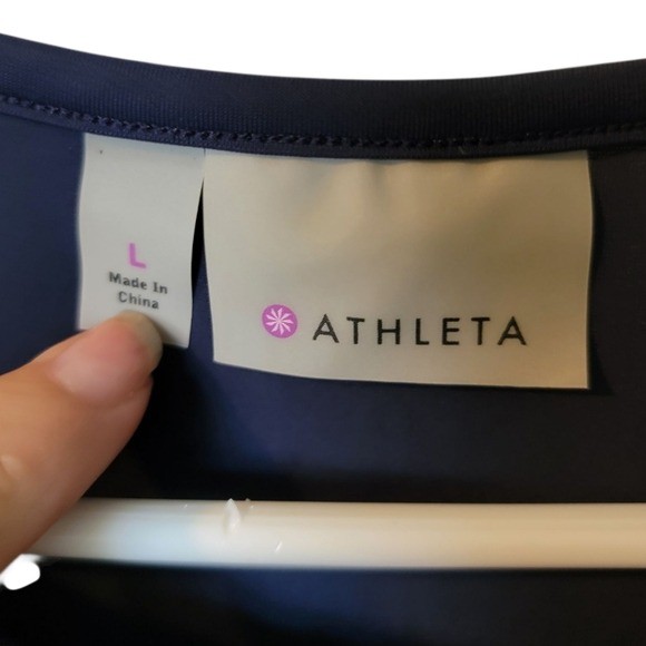 ATHLETA Zimbabwe Rashguard Swim Top Shirt L