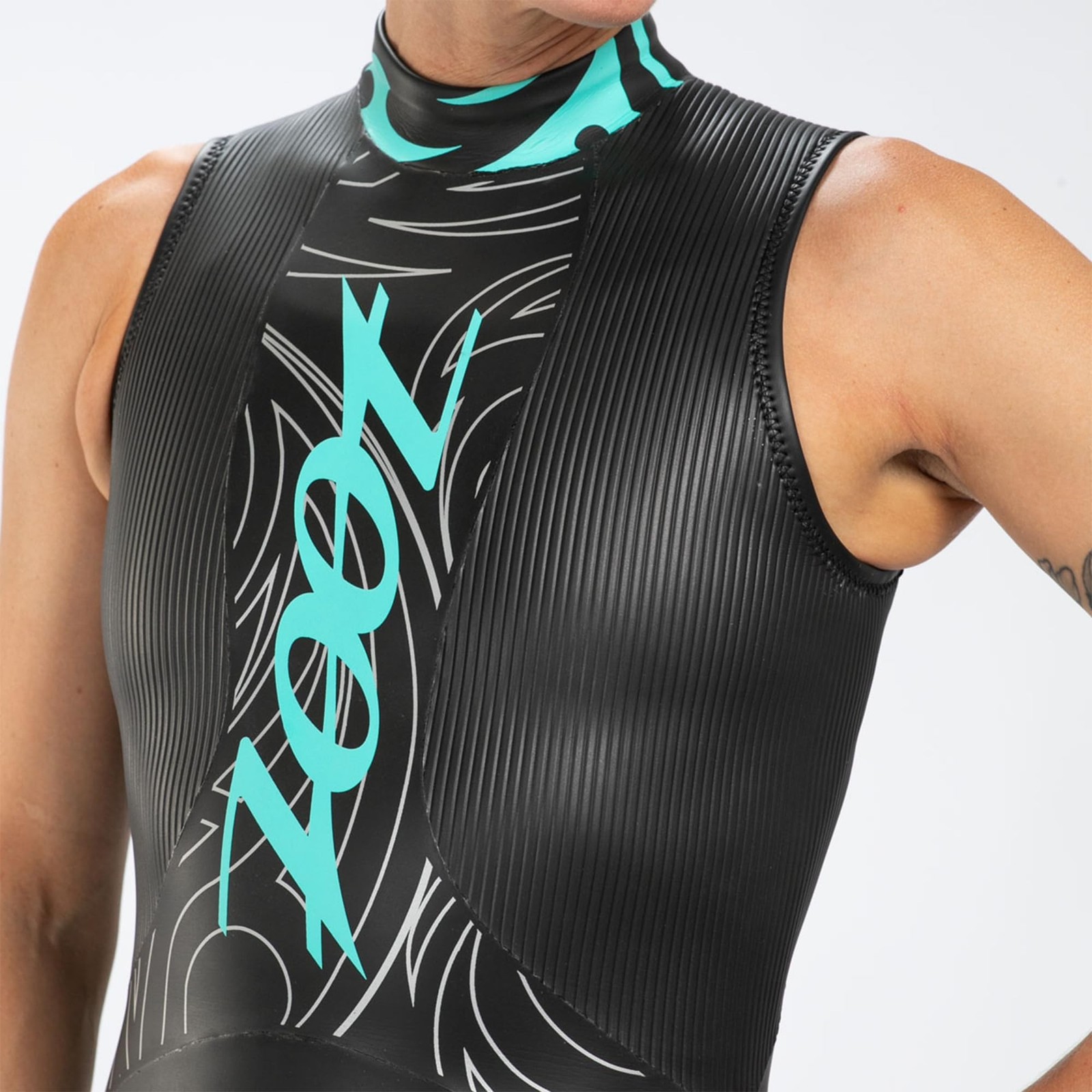 Zoot Women’s Manta Sleeveless Wetsuit, Yamamoto Neoprene Triathlon Suit wi