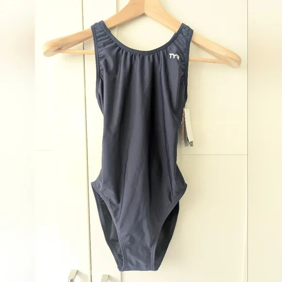TYR Tyreco Xtralite Lycra Recycled Chlorine Resistant Womens Swimsuit Sz 32